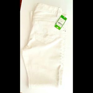 NWT Lily Pulitzer White BABE Bootcut Jeans